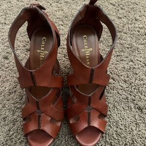Cole Haan Women's Tan Leather Sandals